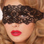 Black  Women Hollow Lace Masquerade Face Mask Princess Party Cosplay Prom Props Costume Nightclub Queen Half Face Eye Mask