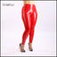 Sexy Shaping Peach Hip Leggings Slim Women PU Leather Push Up Pants Skinny Black Red Stretchy High Waisted Tights Trouser 2023