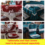 Luxury European Light Chair Cushion Cover Tablecloth Dining Chair Cushion Table Cover Home Spandex Chair Cover Jacquard Red 1pcs