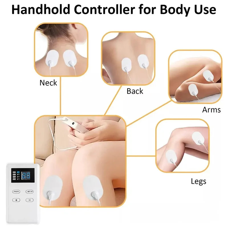 Foot Circulation EMS & TENS Nerve Muscle Massager Electric Foot Stimulator Improves Circulation Feet Legs Circulation Machine