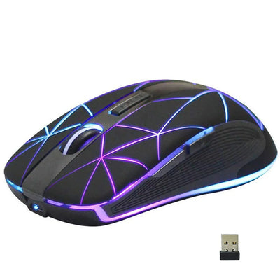 Rii RM200 2.4G Mouse Wireless 5 Buttons Rechargeable Mobile Optical Mouse with USB Nano Receiver,3 Adjustable for PC