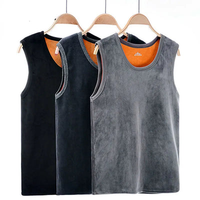 Warm Vest For Man Keep Warm Underwear Men Vest Men's Winter Thermo Shaping Large Size Male Vest Comfortable With Velvet #htyus