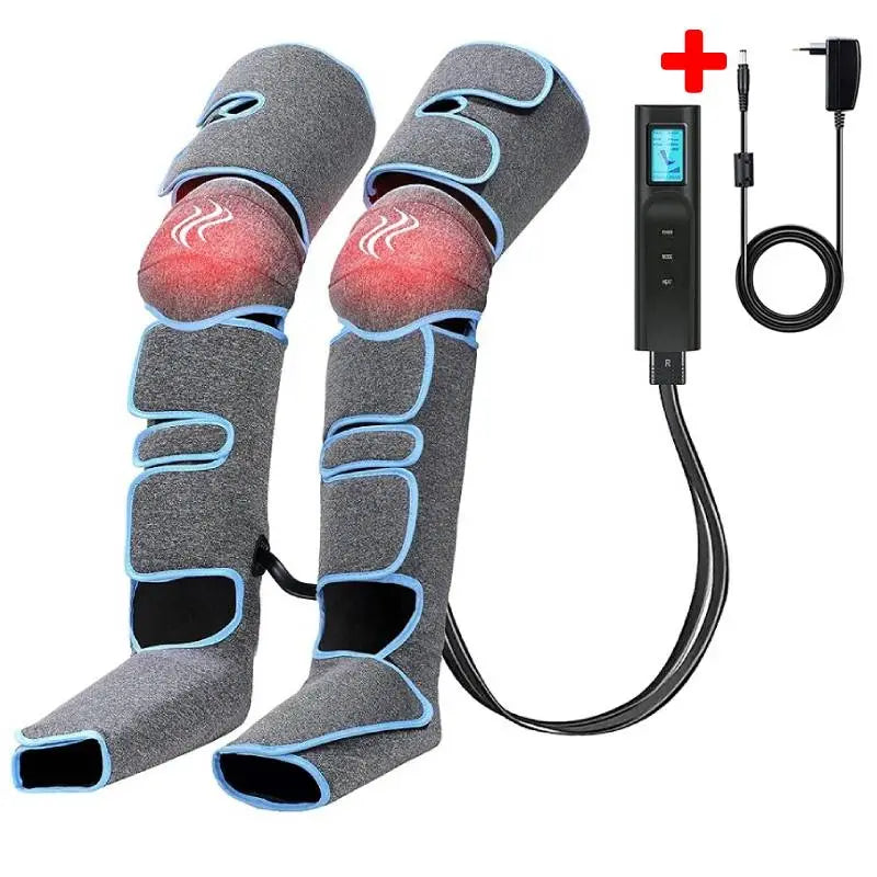 Leg Massager with Compression for Circulation Pain Relief Calf  Foot Massager 5 Modes 4 Intensities Athlete's Foot Relaxation