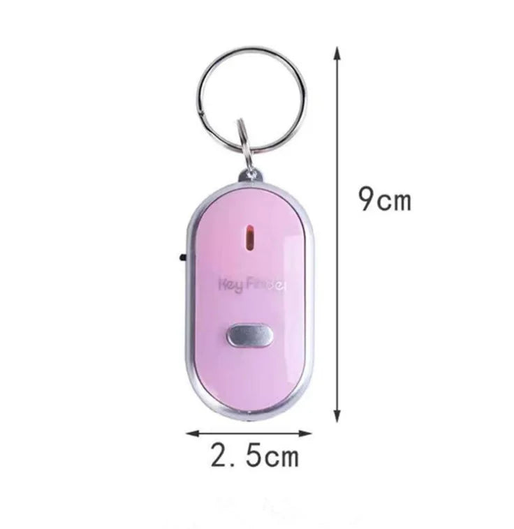 New Smart Anti-Lost Alarm Wallet Phone Key Finder Locator Keychain Whistle Sound With LED Light Mini Anti Lost Key Finder Sensor