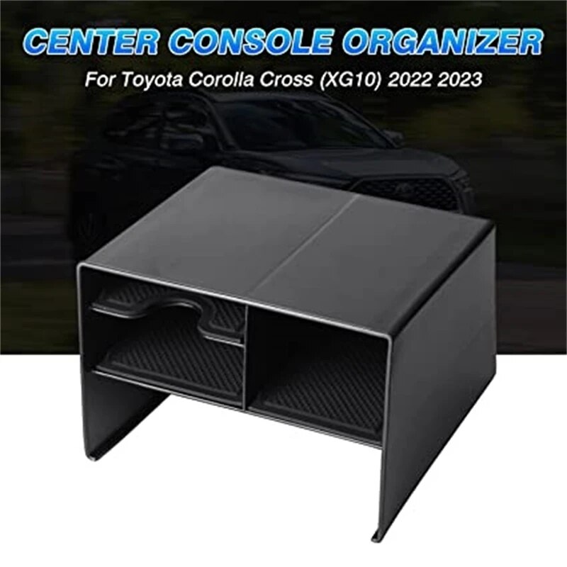 Car Organizer Box for Toyota Corolla Cross XG10 2021~2024 2022 2023 Center Console Storage Container Sundries Packing