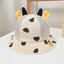 Cute Cartoon Baby Bucket Hat Cotton Panama Cap Spring Summer Outdoor Beach Fisherman Hats Baby Boy Girl Sun Hat For Kids Toddler