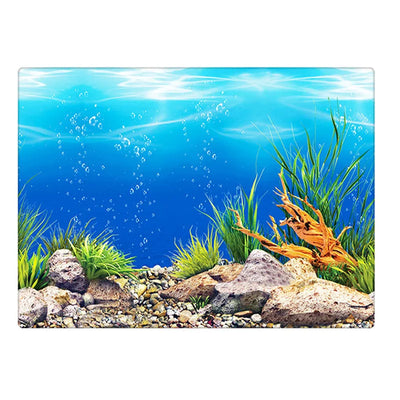 Background for Aquarium 3d  Sticker Poster Fish Tank  Aquarium Background accessories Decoration Ocean Plant Aquascape Painting