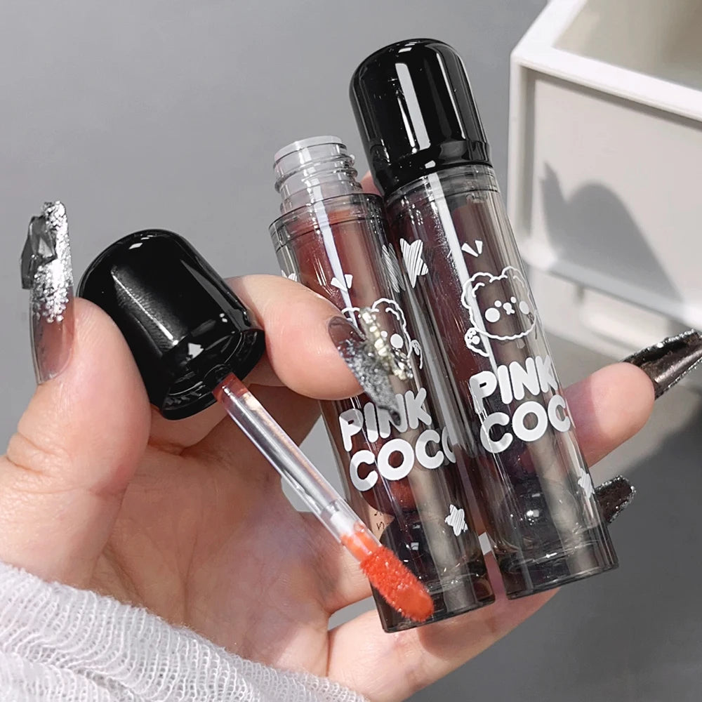 Moisturizing Jelly Mirror Lip Gloss Water-light Black Tea Liquid Lipstick Lasting Lip Plumper Lip Tint Makeup Korean Cosmetics