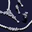 Dubai Pearl Necklace Set for Women Cubic Zirconia Party Engagement Wedding Jewelry sets Dress Suits Trendy Accessories