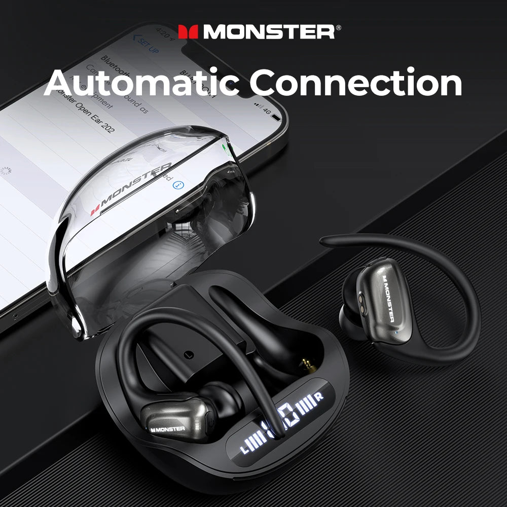 Monster Monster iSport Lite Clear Talk TWS Earphoens Bluetooth Wireless Headphones ENC Noise Reduction In-ear Waterproof Headset