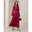 2025 Autumn Fashion Muslim Women Abaya Casual High Waist Long Maxi Dress Turkey Arabic Kaftan Islamic Party Gown Vestidos Caftan