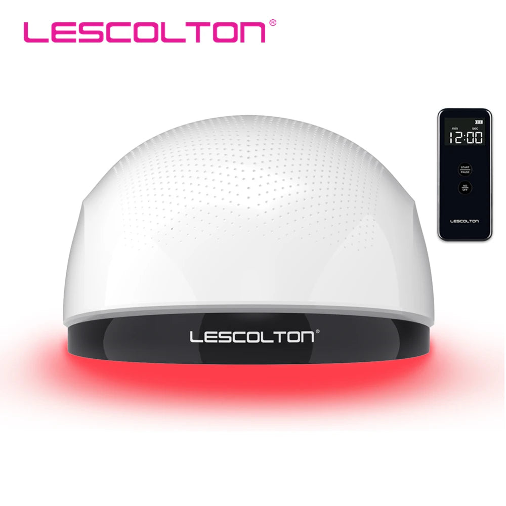 Lescolton Hair Growth Helmet 162 Laser Diodes Anti Hair Loss Treatments Hair Growth Laser Cap for Men Women Hair Regrowth Device