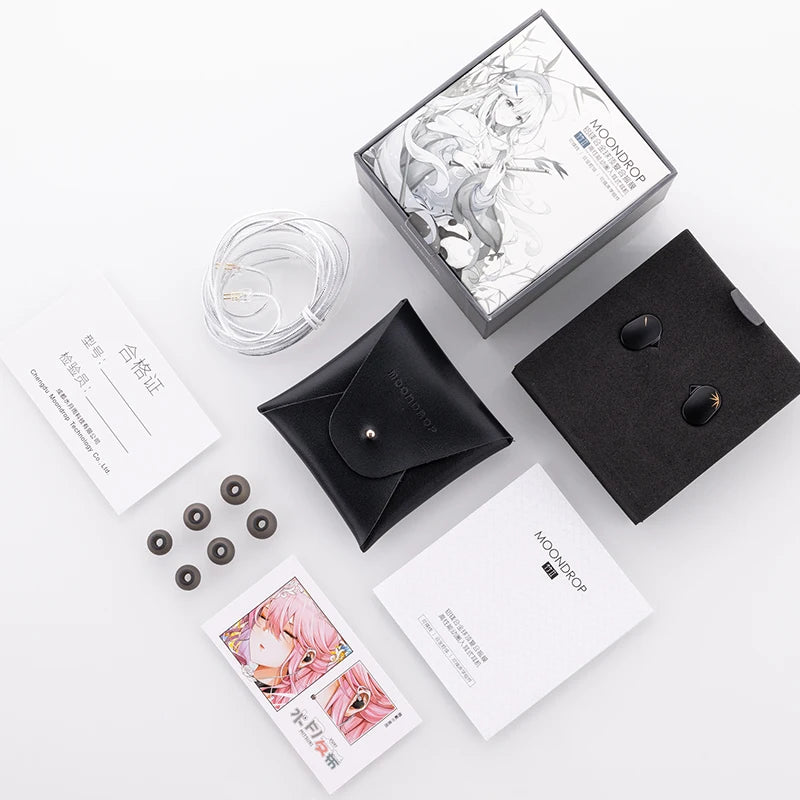 MOONDROP CHU II in-Ear Headphone High Performance Dynamic Driver IEMs Interchangeable Cable