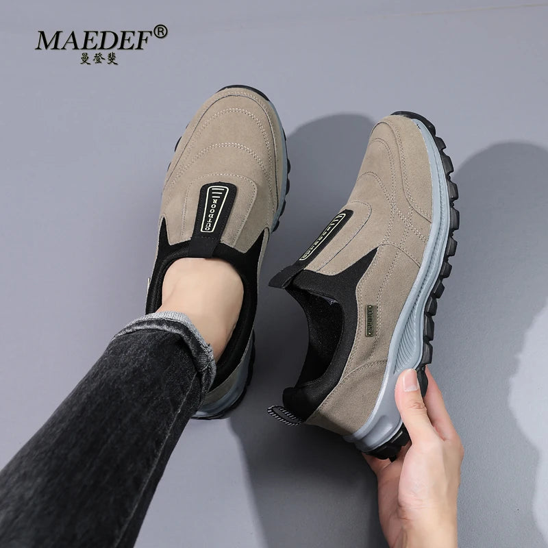 MAEDEF Men Shoes Casual Walking Shoes Men Spring Autumn Outdoor Sports Shoe Man Comfortable Hiking Shoes Non Slip Male Sneakers