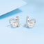 Butterflykiss 0.32 Carat Moissanite Stud Earrings 6-7mm Freshwater Pearl Engagement S925 Sterling Silver Fine Jewelry For Women