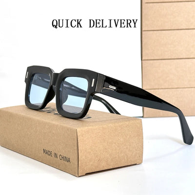 2024 Square Designer Sunglasses Men Fashion Trending Glasses Vintage Sunglasses Oculos Dropshipping Gafas De Sol Hombre Lentes