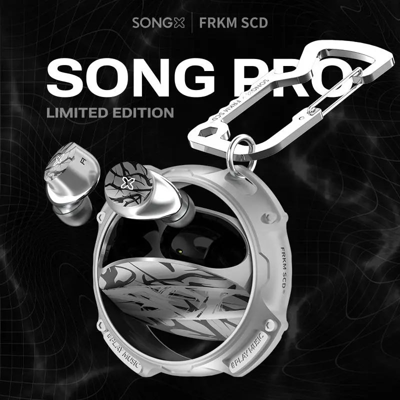 SONGX SCD Bluetooth 5.2 Headphones Venom Co-Branded Wireless Earphones ENC Noise Canceling In-Ear Earbuds Headset Metal Design