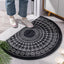 Semicircle Doormat Geometric Rugs