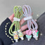 Cute Cartoon 3D Flower Dack Rabbit USB Cable Protector Bites Data Link Cable Box Covers iPhone Android Type C Charging Cover