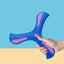 Children Boomerang Soft Three-leaf Cross Adult-kids Interactive Outdoor Toy Early Education Puzzle Decompression Gift