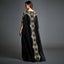 Women's Middle Eastern Muslim Round Neck Robe Beach Vacation Skirt Spring Summer Chiffon Printed Gorgeous Party Style Dresses