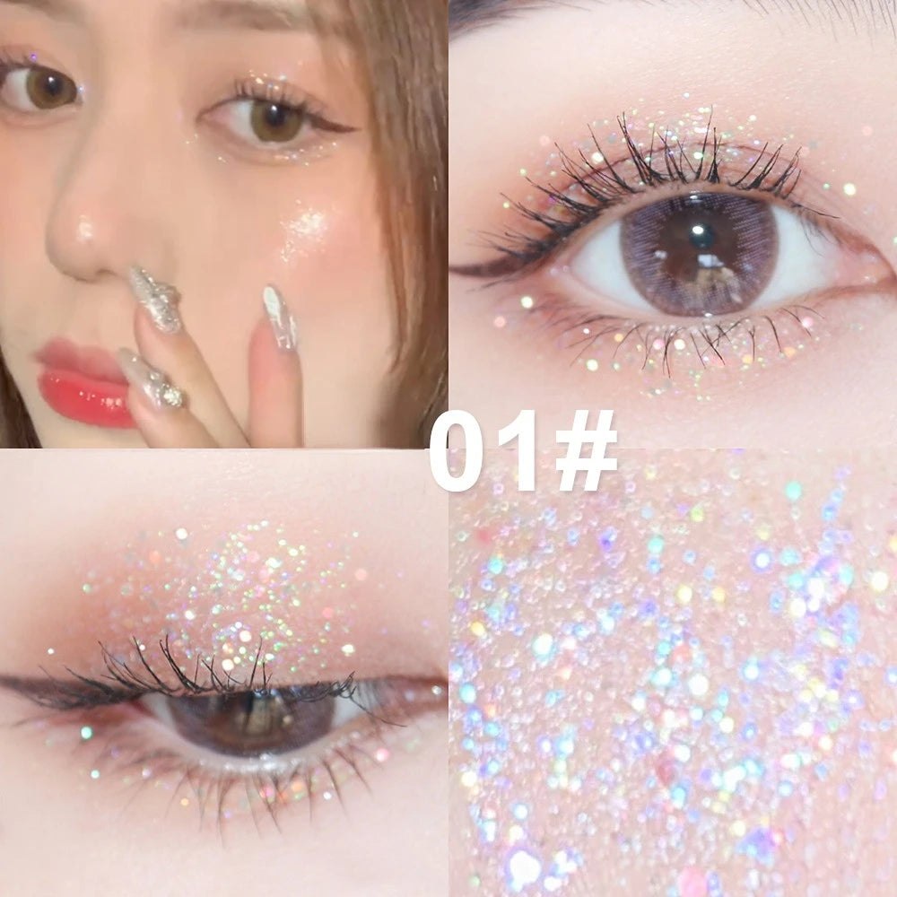 1PC Shimmer and Shiny Waterproof Liquid Glitter Eyeliner Eyeshadow Makeup Metallic Eye Liner Pen Eye Beauty Party Makeup Tools