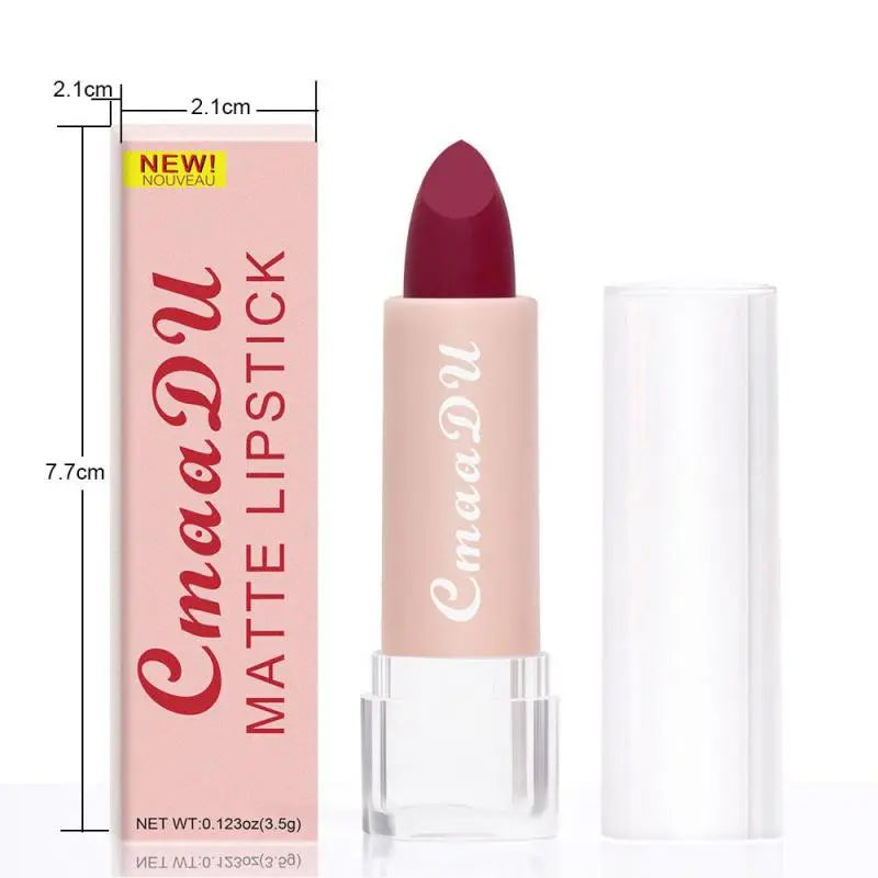 15Color Lipstick Lip Makeup Sexy Woman Velvet Matte Lipgross Tint for Lips Long Lasting Waterproof Non-stick Cup Lip Cosmetics