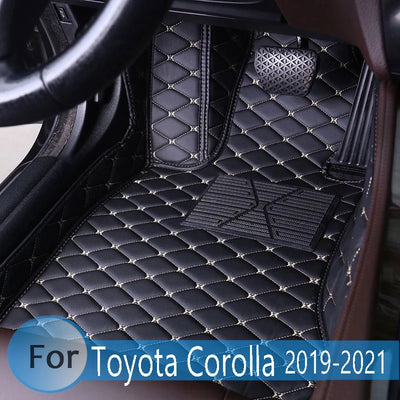 Car Floor Mats For Toyota Corolla Non hybrid 2019 2020 2021 Floorliners Carpets Custom Auto Interior Accessories Decorative