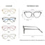 quality vintage Cat Eye glasses clear lens men women fashion gold metal frame eyeglasses oversized black 2022