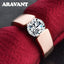 Aravant 925 Silver 8mm Zircon Finger Ring For Women Fashion Jewelry Gifts