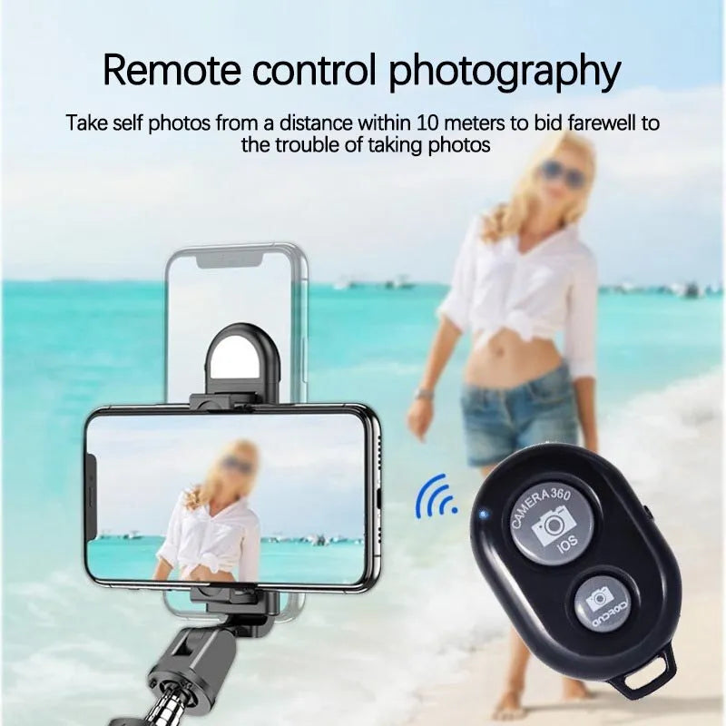 Wireless Bluetooth Remote Control Button For Android Ios System Shutter Remote Control Selfie Group Photo