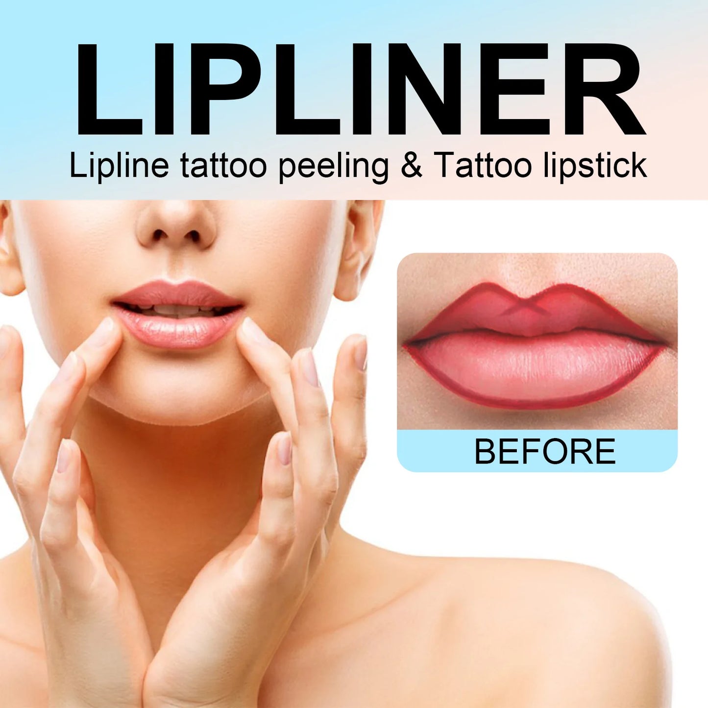 3 Color Lip Liner Peel Off Tattoo Lipgloss Waterproof Long Lasting Matte Lip Plumers Lip Tint Sexy Red Brown Contour Lipliner