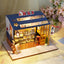 CUTEBEE Doll House Miniature DIY Dollhouse With Furnitures Wooden House Casa Diorama Toys For Children Birthday Gift Z007