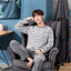 New 2023 Autumn Winter Long Sleeve Thick Warm Flannel Pajama Sets for Men Coral Velvet Soft Sleepwear Suit Pyjamas Homewear Male