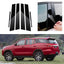 Fit For Toyota Fortuner 2016 2017 2018 2019 2020 2021 2022 Window Pillar Posts Door Trim Cover Stickers Decoration Glossy Black