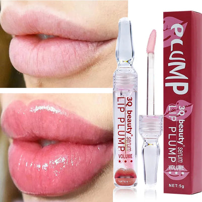 Instant Lip Plump Serum Volumising Essential Oil Reduce Fine Lines Gloss Increase Elasticity Moisturizing Lighten Sexy Lip Care