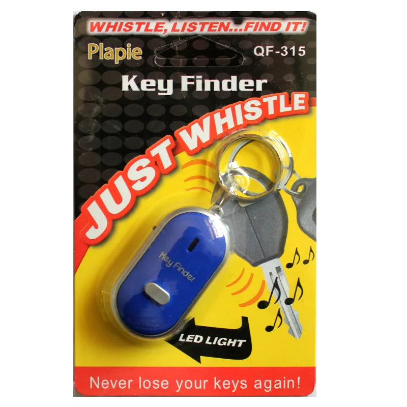 New Smart Anti-Lost Alarm Wallet Phone Key Finder Locator Keychain Whistle Sound With LED Light Mini Anti Lost Key Finder Sensor