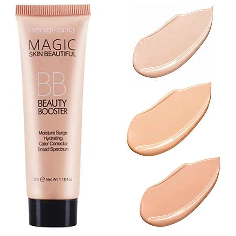 3 Colors BB Cream Long Lasting Liquid Foundation Waterproof Cover Acne Spot Natural Face Base Makeup Matte Concealer Cosmetic