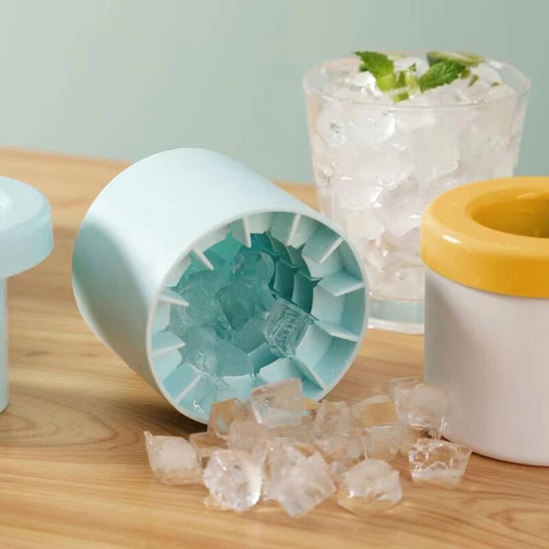 Food Grade Silicone Ice Mold Round Cylinder