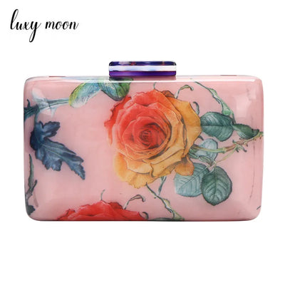 Acrylic Clutch Bag Wedding Purse and Handbag Luxury Handbags Women Bags Designer Purse High Quality Chain Shoulder Bag ZD1340