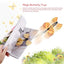 1-10Pcs Magic Wind Up Flying Butterfly