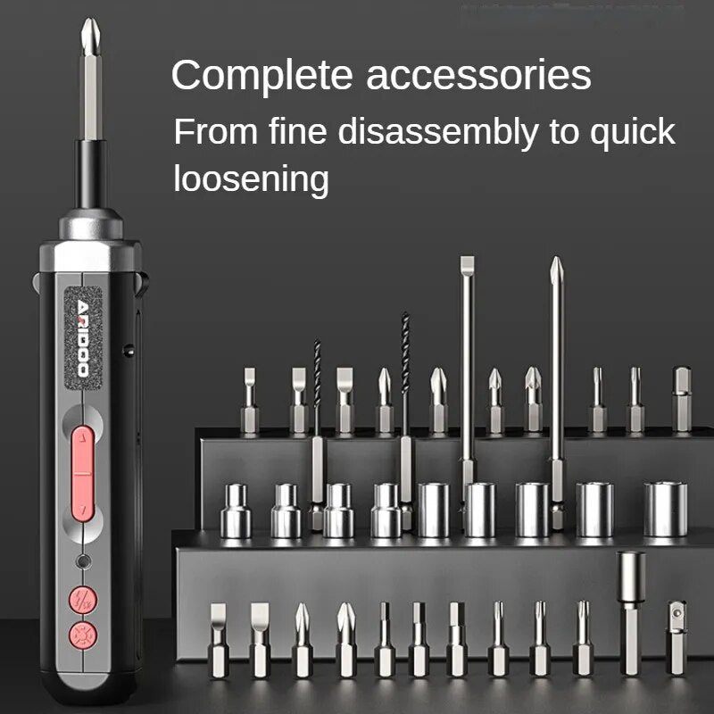 Precision Electric Screwdriver Brushless Charging Household Small Electric Drill Screwdriver Set Maintenance Electric Tools