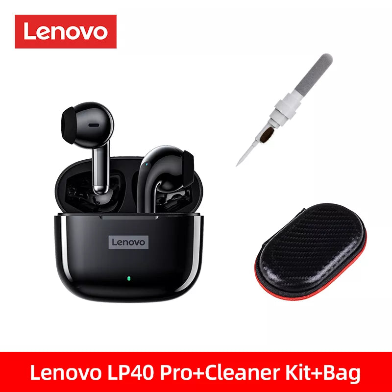 Original Lenovo LP40 Pro TWS Earphones Wireless Bluetooth 5.1 Sport Noise Reduction Headphones Touch Control 250mAH 2022 New