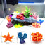 1pc Resin Fish Tank Landscape Aquarium Decoration Artificial Coral Cute Colorful Coral Fish Aquatic Ornament