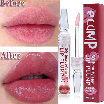 Instant Lip Plump Serum Volumising Essential Oil Reduce Fine Lines Gloss Increase Elasticity Moisturizing Lighten Sexy Lip Care