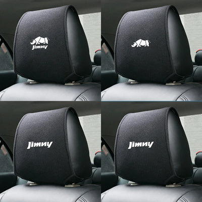 For Suzuki Jimny jb74 jb43 Accessories Car Seat Headrest Pillow Cover Auto Seat Head Pillow Neck Headrest Cover Interior