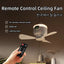 2024 New USB Rechargeable Large Wind Ceiling Fan Removable Blades Night Lamp Lighting 8000mAh Capacity Household Outdoor Fan