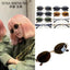 New Vintage Punk Glasses For Women Girl Luxury Sunglasses Y2k Accessories Kpop Fashion Costume Jewelry Set Couple Gift Halloween