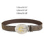 Vintage Western Belt Engraved Flower Cowboy Belts For Men Metal Buckle Jeans Leather Belt