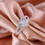 925 Sterling Silver Ring Jewelry Fine Noble for Women Lady Wedding Party CZ Stone Women Shiny Crystal  Wholesale